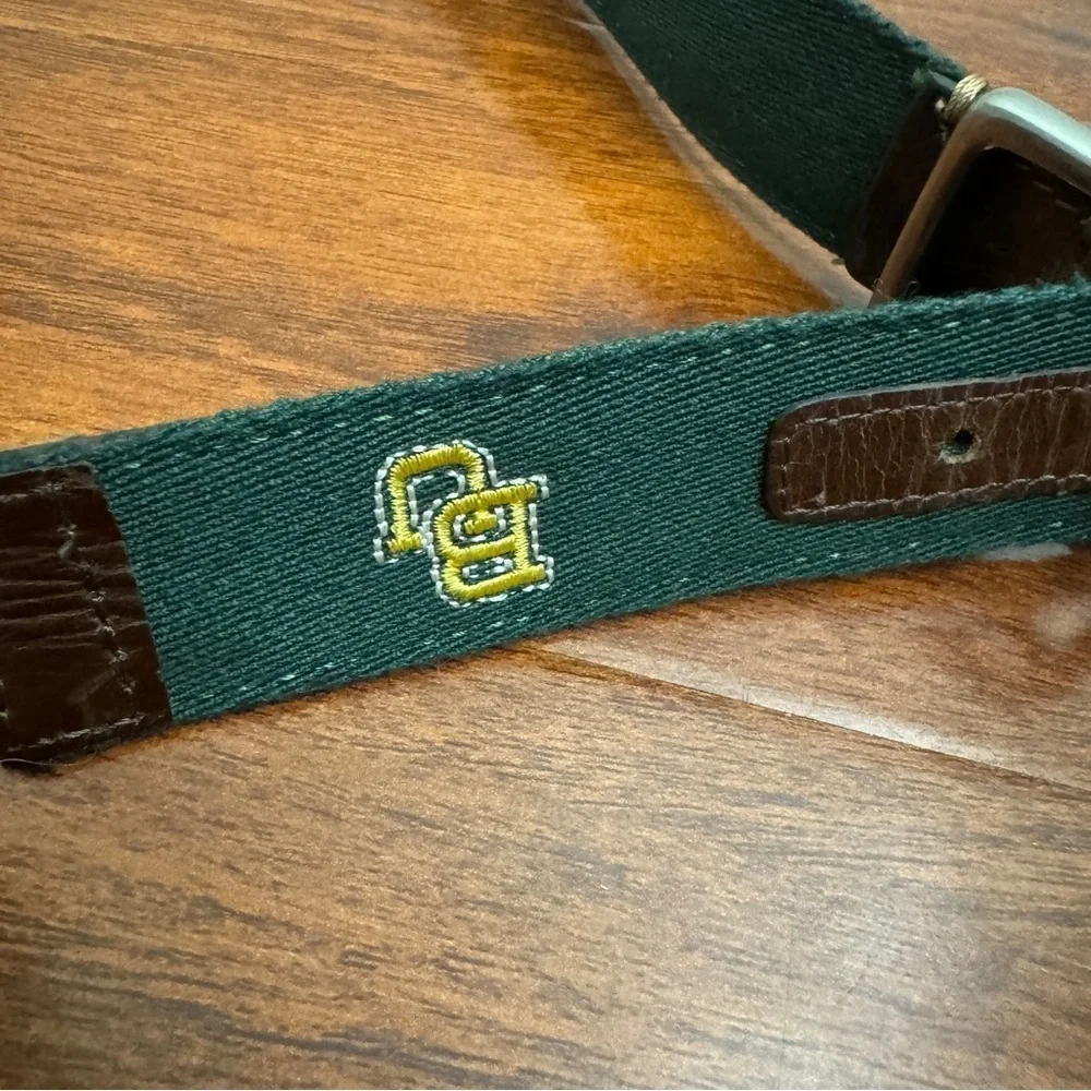 BU Baylor Belt Vintage Size 34